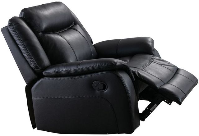 Mazin Furniture Paxton Black Upholstered Rocker Recliner-1