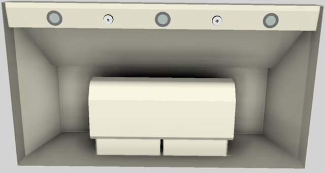 Vent-A-Hood® 42" Biscuit Wall Mounted Liner Insert-2