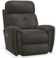 La-Z-Boy® Douglas Charcoal Leather Power Rocking Recliner with Headrest-0