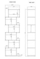Porter International Designs Urban Natural 6-Shelves Bookcase-3