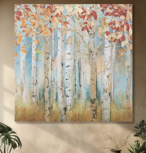 YHD Birch Beauties I Wall Art-1