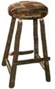 Best Craft Furniture Customizable HT30 Bar Stool with Hickory Legs-0