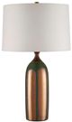 Currey & Company Cuprum Copper/Dark Green Table Lamp-0