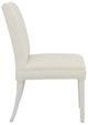 Fairfield® Customizable Entree Dining Concave Short Back Dining Chair with Linen Legs-2