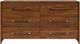 Riverside Furniture Elsie Classic Walnut 6-Drawer Dresser-1