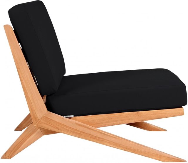 Meridian Furniture Tahiti Black Fabric Outdoor Accent Chair-2