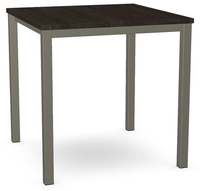 Amisco Customizable Carbon Solid Birch Counter Height Table-0