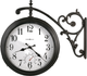Howard Miller® Luis Antique Iron Double Sided Wall Clock-0