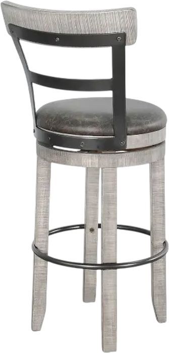 Sunny Designs™ Alpine Gray 30" Swivel Bar Stool-3