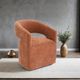 Furniture of America® Tresa Rustic Orange Arm Chair with Casters-1