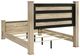 Coaster® Oakglen Weathered Oak California King Panel Bed -3