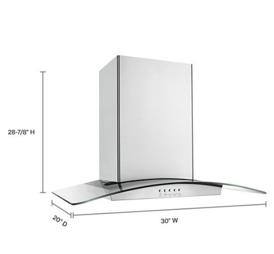 Whirlpool® 30" Wall Hood-Stainless Steel-2