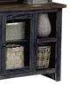 aspenhome® Eastport Drifted Black 97" Console and Hutch-2
