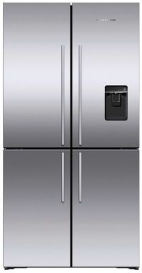 front view of the Fisher & Paykel Series 7 36 in. 19.0 Cu. Ft. Stainless Steel Counter Depth French Door Refrigerator