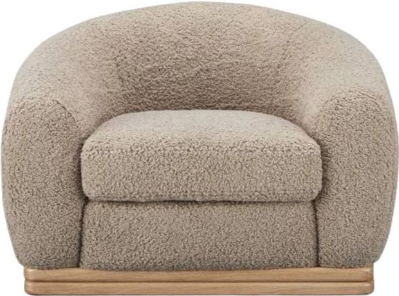 Moe's Home Collection Marlowe Taupe Lounge Chair-1