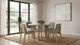 Coaster® Strouse 5-Piece Gray/Natural Oak Round Dining Table Set-1