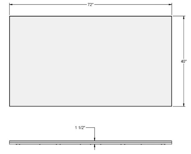 Amisco Customizable Lidya 40" Rectangular Dining Table-2