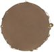 A & B Home Gold Round Wall Mirror with Golden Leaf Accents-1