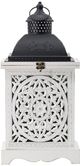A & B Home 2-Piece Black/White Lanterns-2