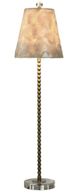 Stylecraft Capiz Aged Brass/Stainless Steel Slim Buffet Lamp-1