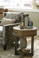 Hammary® Saddletree-Hamilton Brown Chairside Table-1