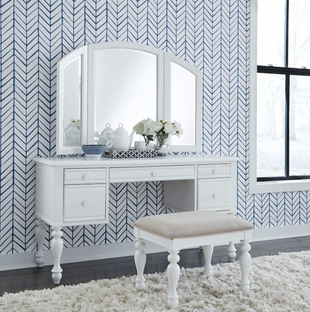 Liberty Furniture Summer House I 3-Piece Oyster White Vanity Set-1