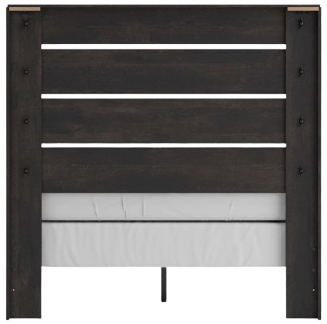 Signature Design by Ashley® Hollivern Dark Gray Full Panel Bed-4