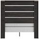 Signature Design by Ashley® Hollivern Dark Gray Full Panel Bed-4