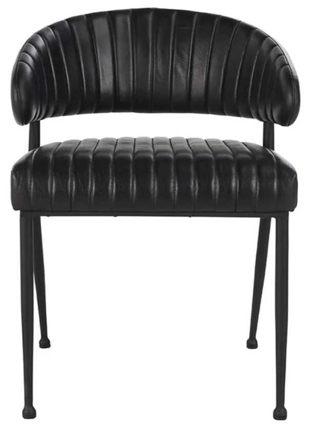 Classic Home Umbria Black/Midnight Raven Dining Chair-2