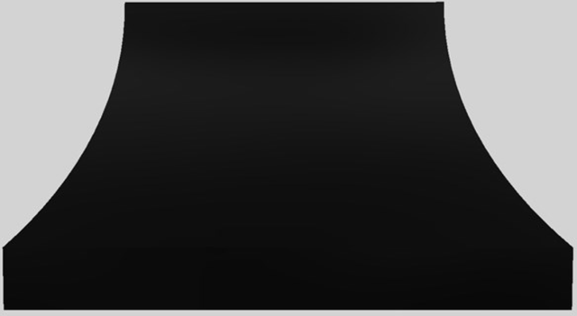 Vent-A-Hood® Designer Series 54" Black Island Range Hood-0