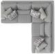 Jackson Furniture Titan 3-Piece Moonstruck L-Shape Sectional-3