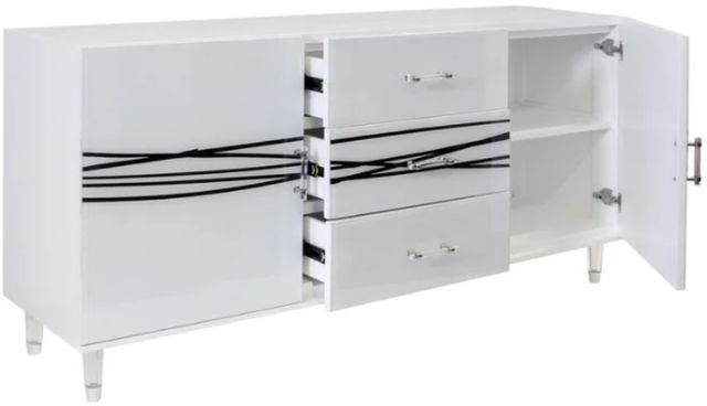 Stylecraft Austin Allen James White Credenza-2