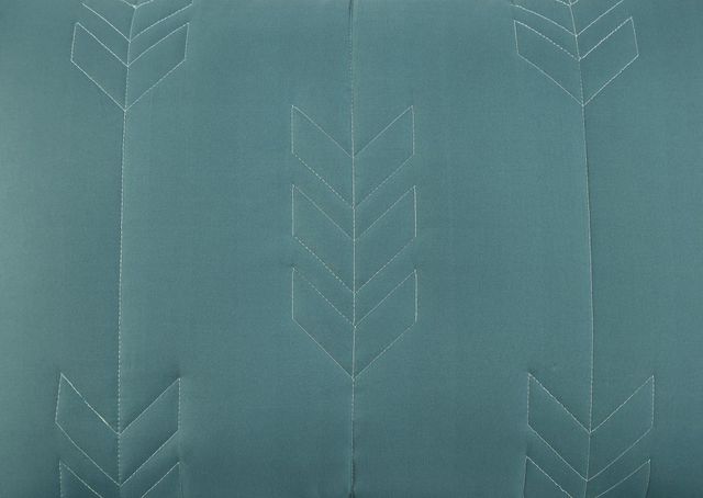 Signature Design by Ashley® Averlett Teal/White/Gray Full Quilt Set-1