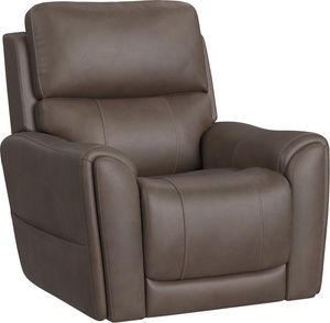 Flexsteel® Customizable Carter Power Lift Recliner with Power Headrest, Lumbar, Heat and Massage