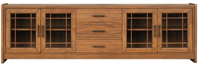 Flexsteel® Lincoln Walnut Large Entertainment Console-4