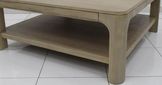Coaster® Solano Weathered Mango Square Wood Cocktail Coffee Table-1