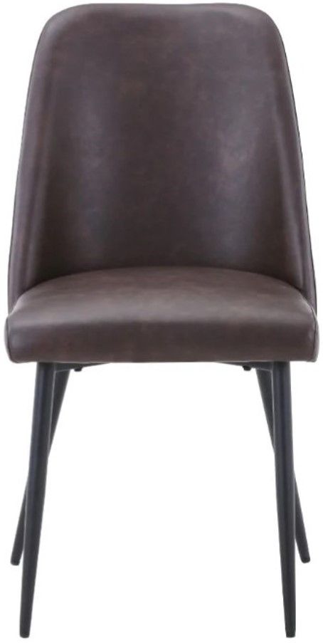 Jofran Inc. Maddox Dark Brown Upholstered Dining Side Chair-2