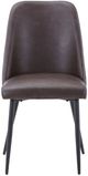 Jofran Inc. Maddox Dark Brown Upholstered Dining Side Chair-2