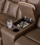 Signature Design by Ashley® Trail Boys 2-Piece Walnut Curved Manual Reclining Sectional-3