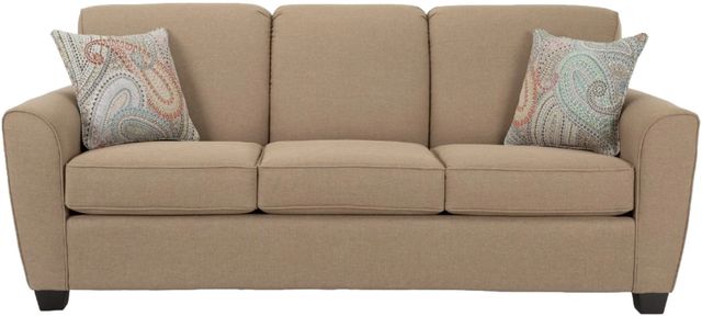 Decor-Rest® Furniture LTD Customizable 2404 Fabric Curved Arms Sofa-1
