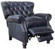 BarcaLounger® Presidential Shoreham-Blue Manual Recliner-1