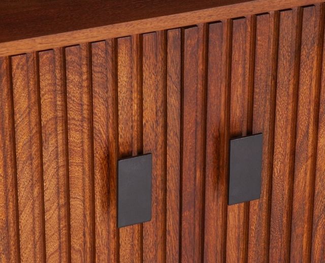 Home Trends & Design Verbania Black/Pecan Brown Cabinet-2