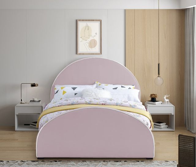 Meridian Furniture Brody Pink Full Bed-3