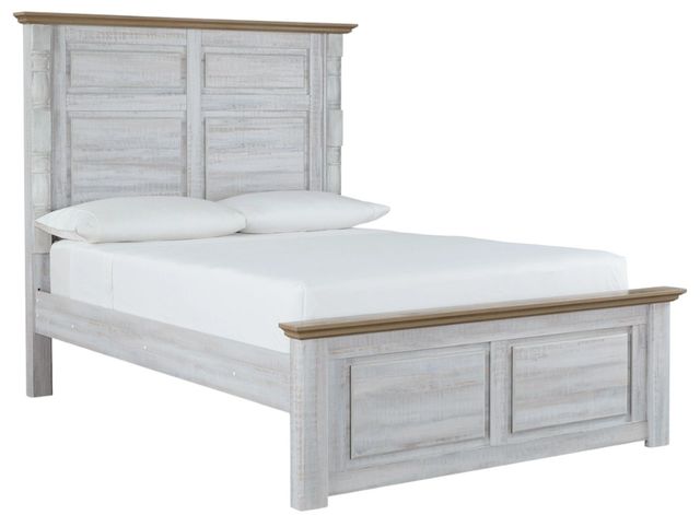 Signature Design by Ashley® Haven Bay 2-Piece Two-Tone Queen Panel Bed Set-3
