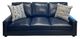 USA Premium Leather Furniture 7200 HM Blue Sofa-0