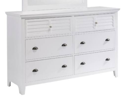 American Wholesale Furniture Cottage Bay White Dresser-0