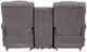 La-Z-Boy® Pinnacle Graphite Manual Wall Reclining Loveseat with Console-3