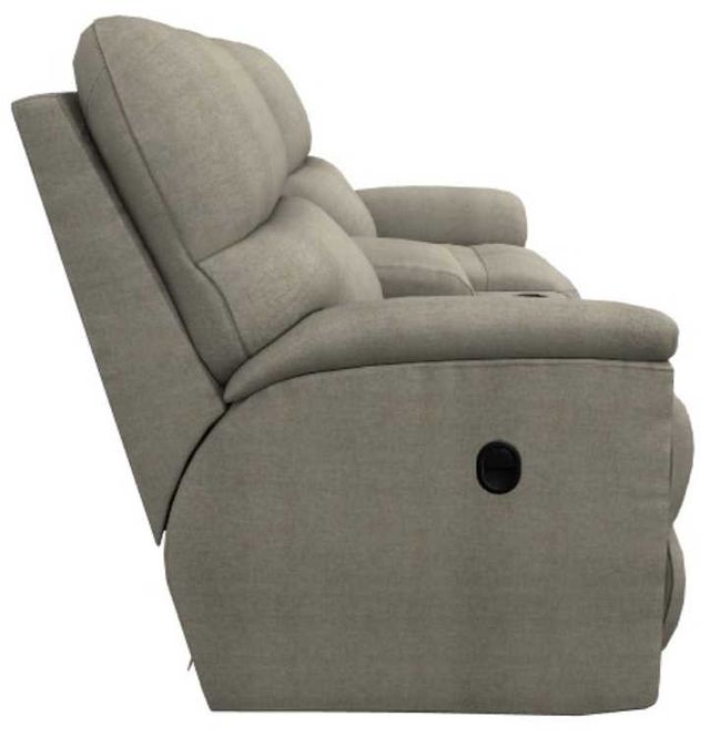 La-Z-Boy® Brooks Taupe Manual Reclining Loveseat with Console-3