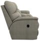 La-Z-Boy® Brooks Taupe Manual Reclining Loveseat with Console-3