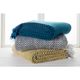 Surya Trina Bright Blue 50"x60" Throw Blanket-3